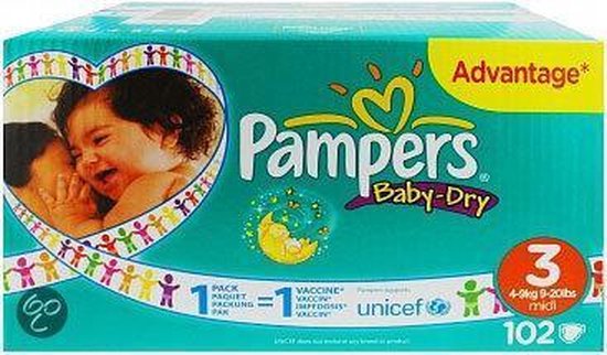 Pampers Baby Dry 3 4-9 Kg