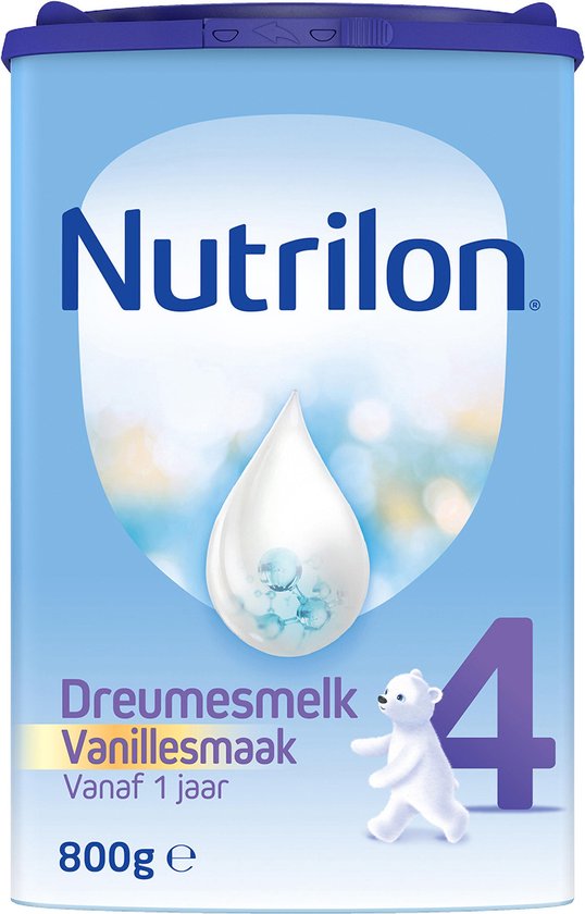 Nutrilon Dreumesmelk Vanille 4 - Flesvoeding vanaf 1 jaar - 800 gram