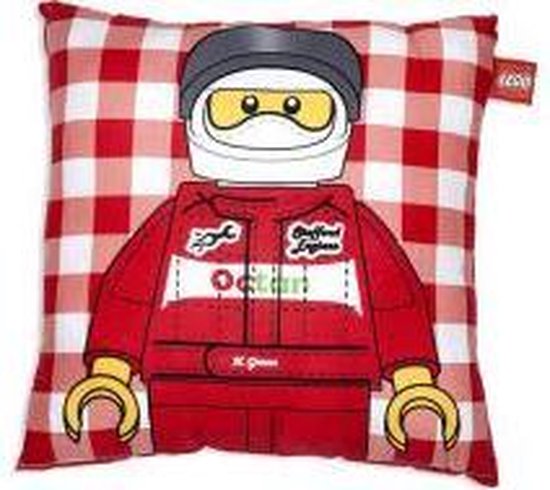 Lego - Sierkussen - 45x45 cm - Rood