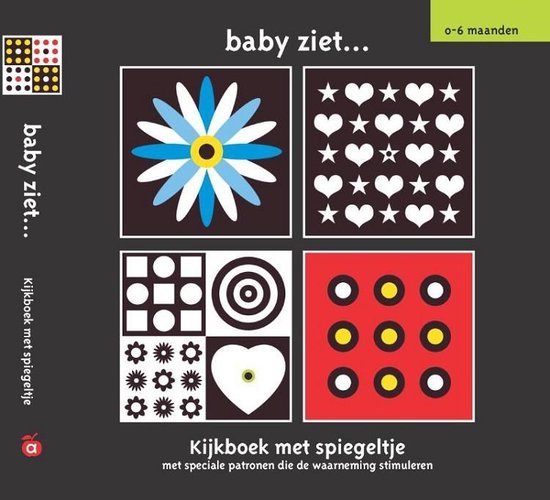 Baby ziet...  -  kijkboek met spiegeltje 0-6 maanden