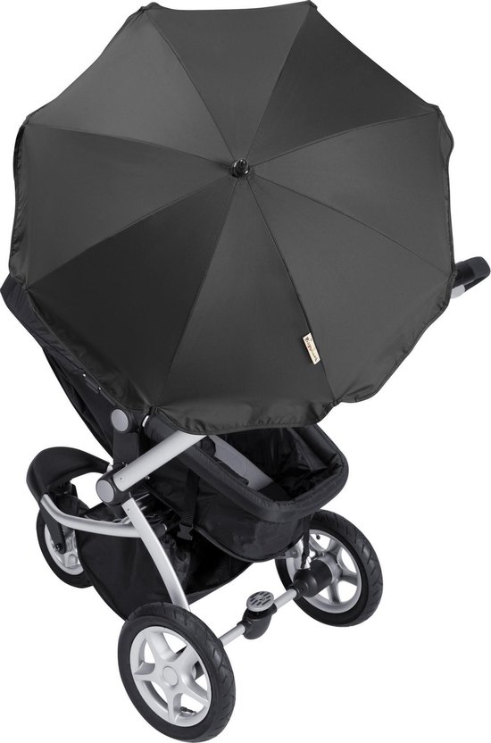 Playshoes UV parasol Kinderwagen - Zwart - Maat Onesize