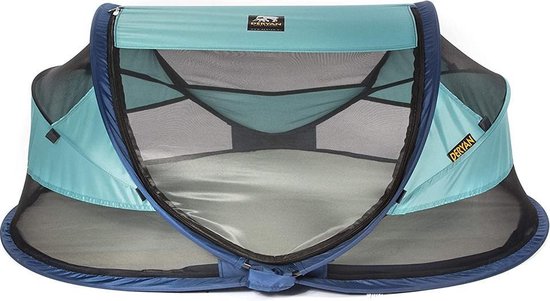 Deryan Baby Luxe Campingbedje – Inclusief zelfopblaasbare matras - Ocean -  2021