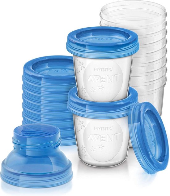 Philips Avent SCF618/10 Bewaarbekers voor babyvoeding - 180 ml - 10 stuks