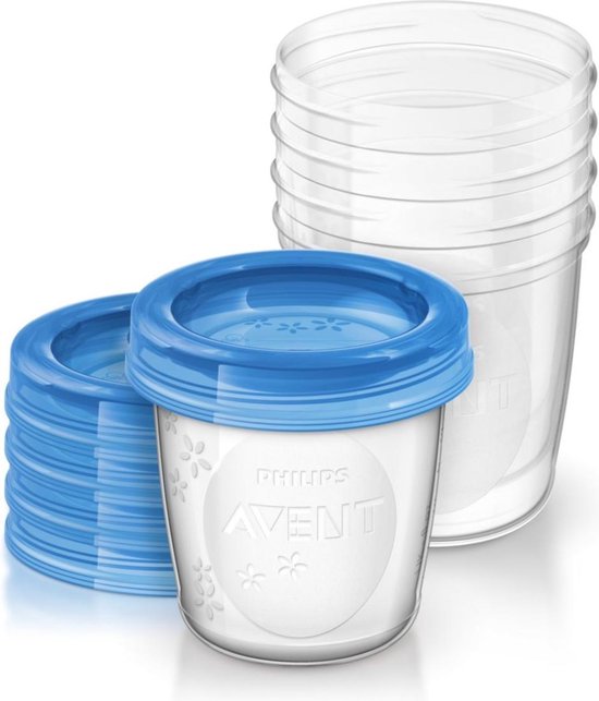 Philips Avent SCF619/05 Bewaarbekers voor babyvoeding - 180 ml - 5 stuks