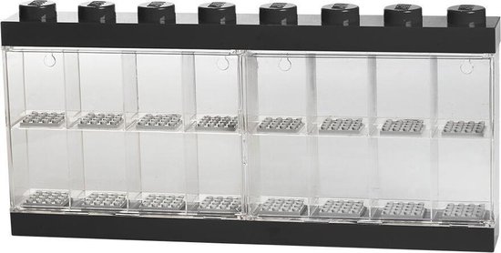 LEGO Opbergbox - Voor 16 Mini Characters - Zwart