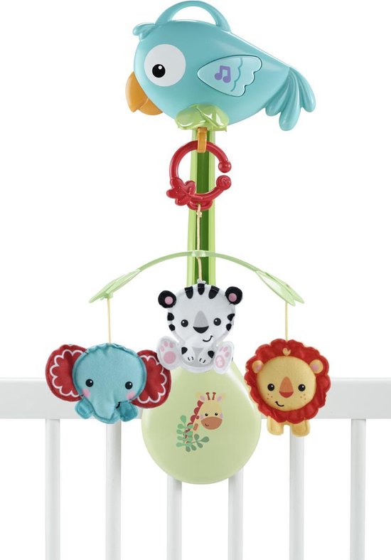 Fisher-Price Rainforest Friends 3-in-1 - Muziek mobiel