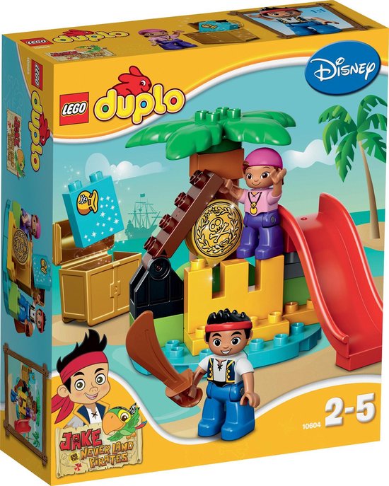 LEGO DUPLO Jake en de Nooitgedachtland Piraten Schateiland - 10604