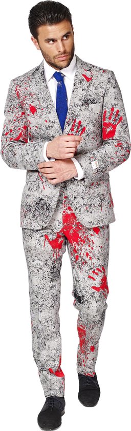 OppoSuits Zombiac - Mannen Carnaval Zombie Pak - Maat 62