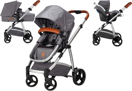 Born Lucky Rapido Kinderwagen - Grijs