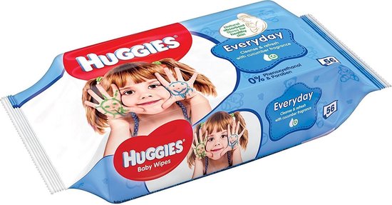 Huggies Babydoekjes - Everyday Clean 56 stuks