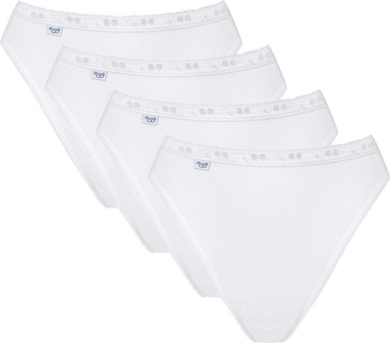 sloggi Basic+ Dames Tai slip - 4pack - Wit - Maat 44