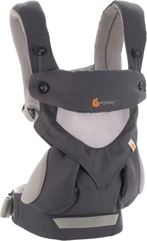 Ergobaby 360 Cool Air Draagzak - Carbon Grey