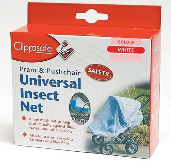 Clippasafe Universeel Insectennet voor Kinderwagen/Buggy