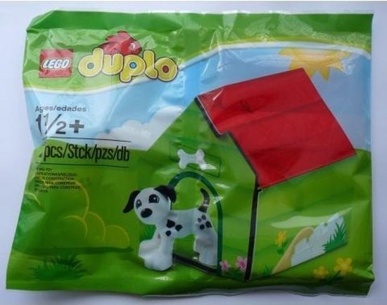 Lego Duplo 5002121 hond met hok in zakje