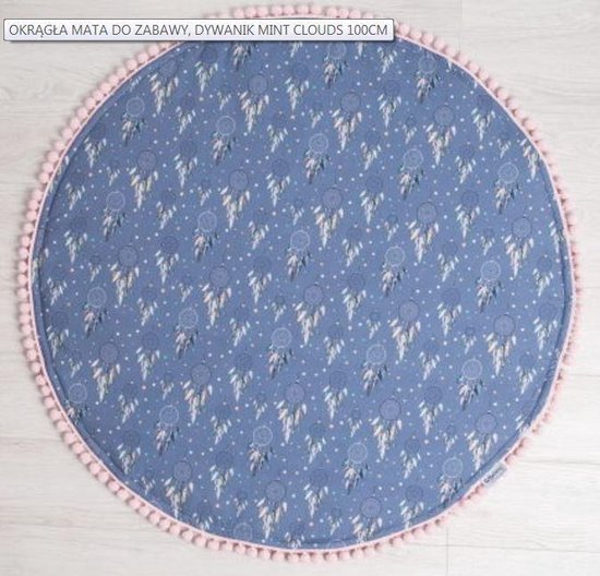 Speelkleed - Speelmat - Speeltapijt - Play Mat - Indian Girl - Ø100cm - Handgemaakt