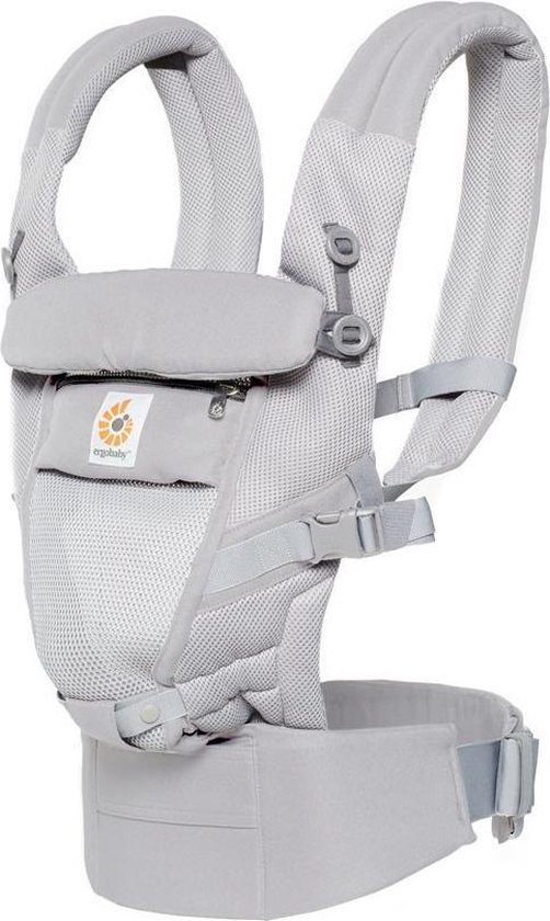 Ergobaby Adapt Cool Air Mesh Draagzak Baby - Pearl Grey