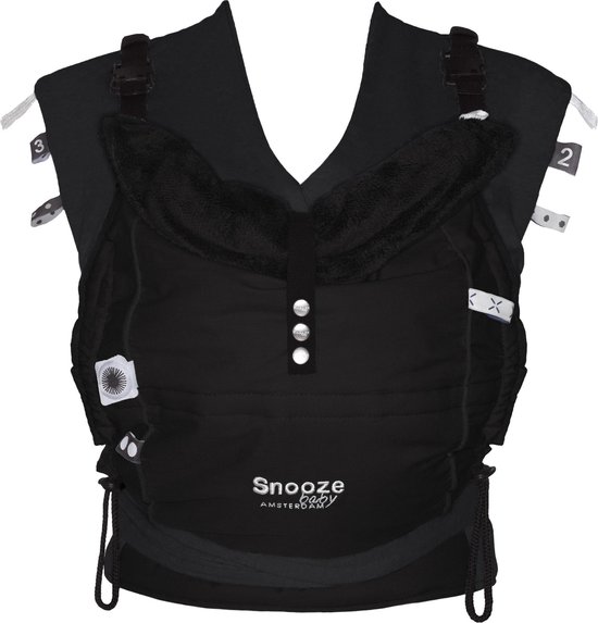 Draagzak/Draagdoek Kiss & Carry Recycled Black