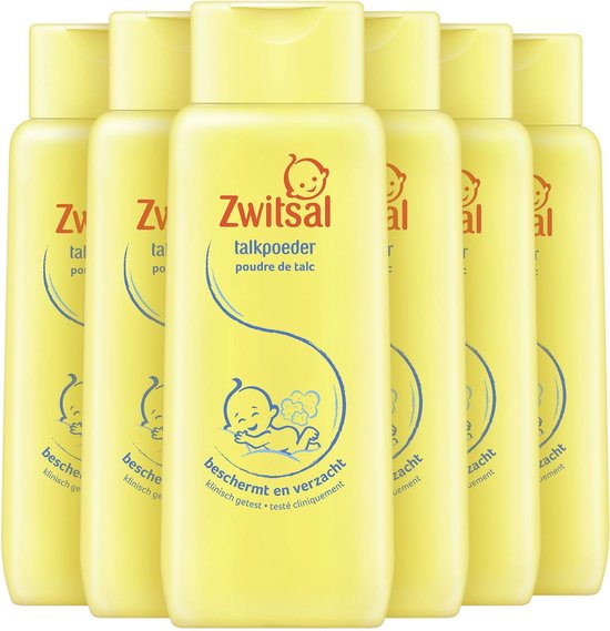 Zwitsal Talkpoeder - 6 x 100 gram - Voordeelverpakking