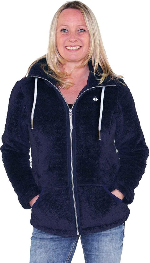 BJØRNSON Coral Fleece Vest Zacht / 4 seizoenen Dames Donkerblauw - Maat 44 - ELIN