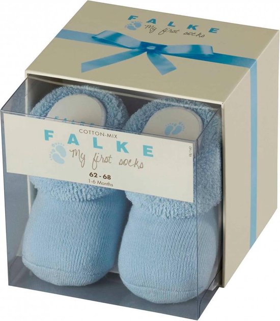 FALKE Erstling Babysokken 10612 - Blauw 6250 powderblue Kinderen - 62-68