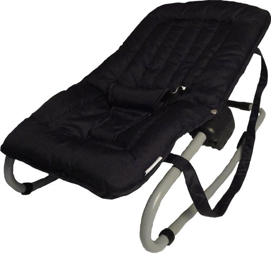 Wipstoel Siesta Zwart Met Zilver Frame