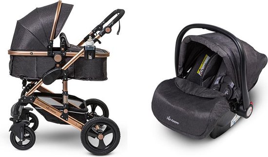 Mio Amore 3 in 1 kinderwagen Lucca incl. autostoel