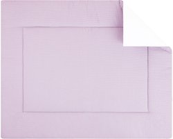 BINK Bedding Boxkleed Wafel (Pique) Roze 80 x 100 cm - vulling fiberfill 400 grams - speelkleed - parklegger - katoen - wafel - roze