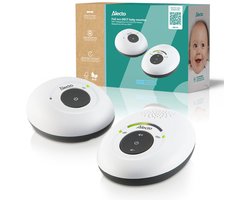 Alecto DBX-115 - Full Eco DECT Babyfoon - Wit/Antraciet