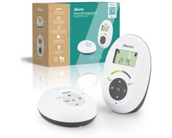 Alecto DBX-125 - Full Eco DECT Babyfoon met Display - Wit