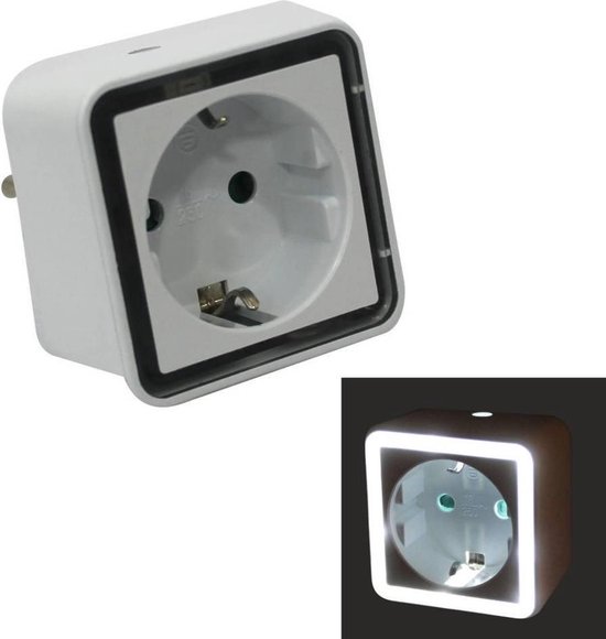 Benson LED-Nachtlampje met Schemeringssensor (Stopcontact)