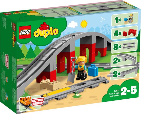 LEGO DUPLO Treinbrug en -rails - 10872