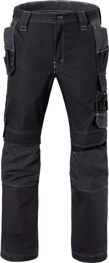 Havep Werkbroek knz + tp Attitude 80230 - Zwart/Charcoal - 48