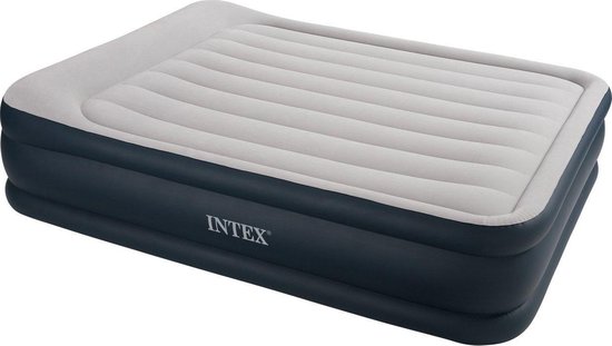 Intex Luchtbed Pillow Rest Raised Deluxe (met reparatiesetje)