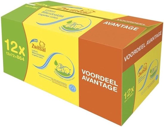 Zwitsal Lotion Billendoekjes - 12 stuks