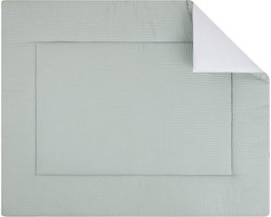 BINK Bedding Boxkleed Wafel (Pique) Olijf 80 x 100 cm - vulling fiberfill 400 grams - speelkleed - parklegger - katoen - wafel - oudgroen - groen
