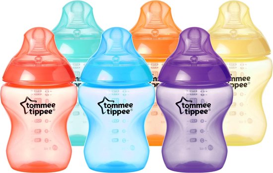 Tommee Tippee Closer to Nature Zuigfles Fiesta - 260 ml - 6 Stuks