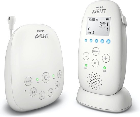 Philips Avent SCD723/26 DECT Babyfoon - Wit