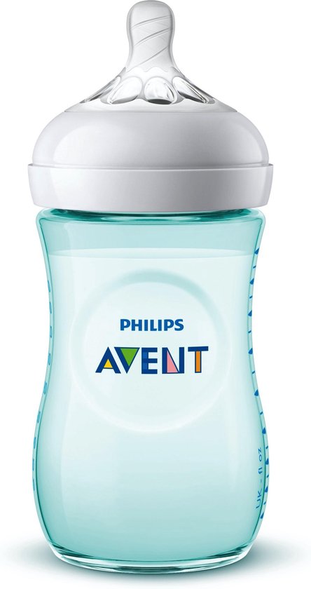 Philips Avent SCF033/15 Natural babyfles - 1m+ - voor langzame toevoer