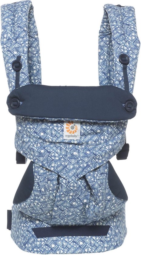 Ergobaby 360 Four Positions Baby Draagzak - Batik Indigo