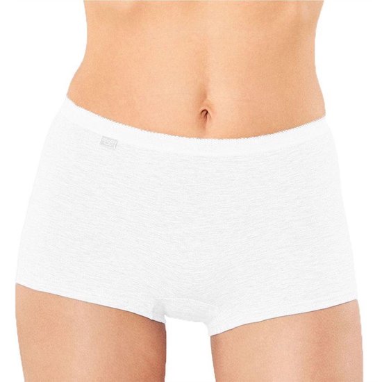 sloggi Basic+ Dames Short korte pijp - Wit - Maat 44