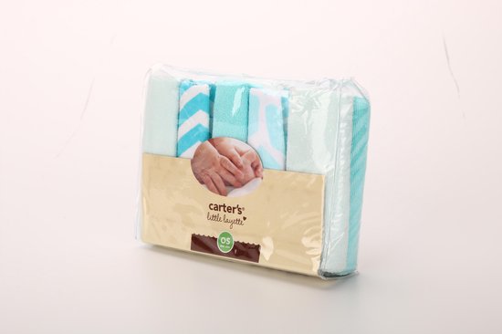 Wasbare katoenen doekjes - blauw