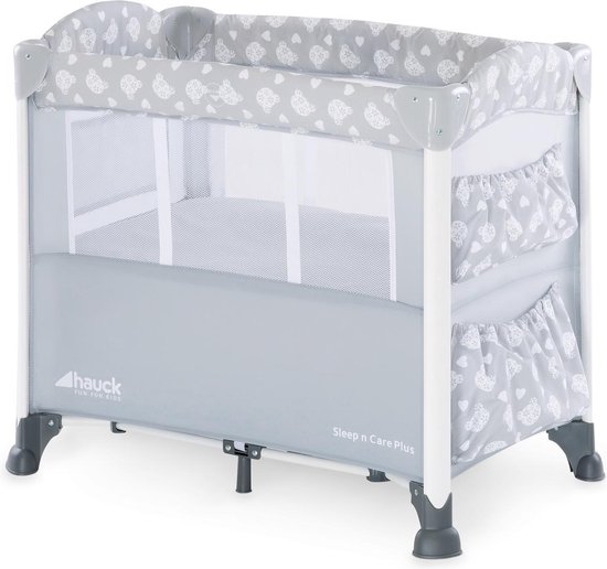 Hauck Sleep N Care Plus  Campingbedje - Teddy Grey