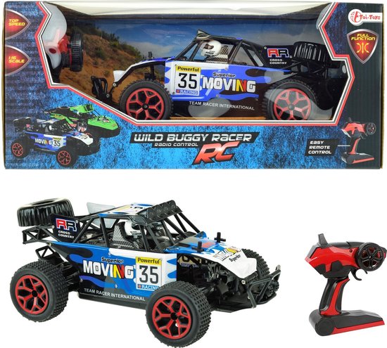 Wild Race Buggy Blauw RC