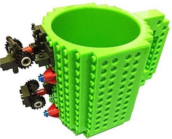 build a brick Lego Mok - groen