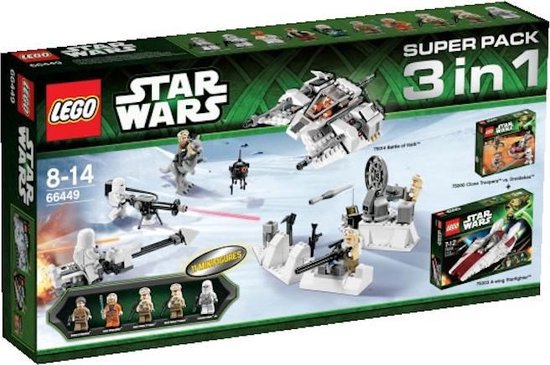 LEGO 66449 Star Wars Super pack 3 in 1 (75000,75003 en 75014)