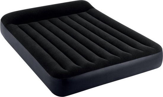 Intex Luchtbed Pillow Rest Tweepersoons 152 Cm Donkerblauw