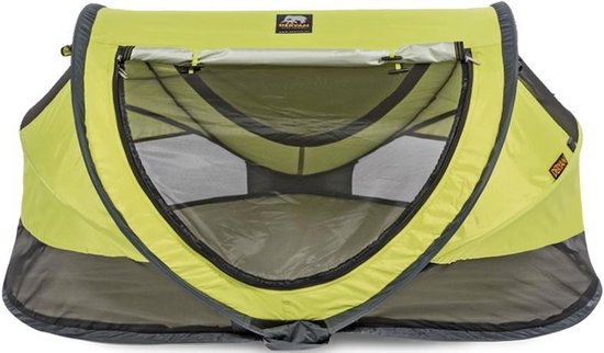 Deryan Peuter Luxe - Campingbedje – Inclusief zelfopblaasbare matras - Lemon -  2021