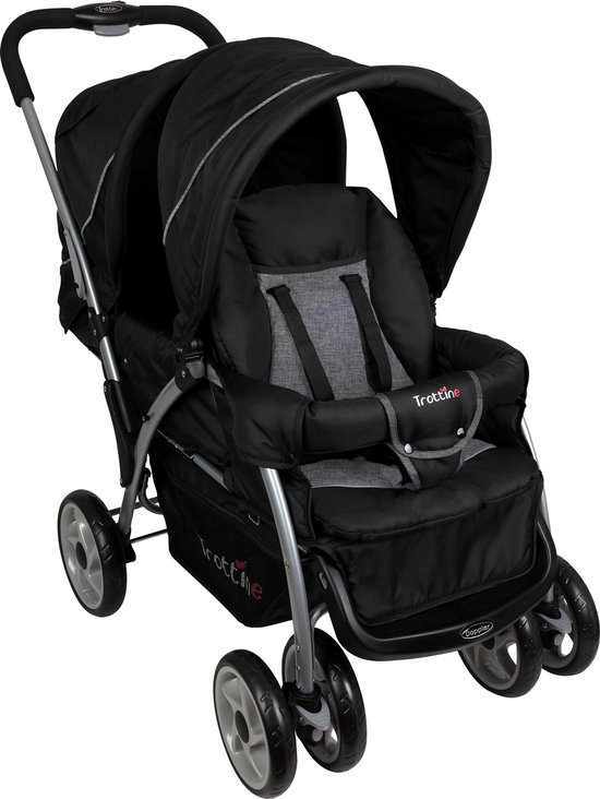 Renolux Duo kinderwagen - Geneva black