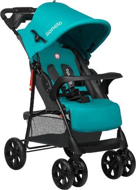 Lionelo Emma Plus - Buggy met luifel en tas - Vivid turqouise