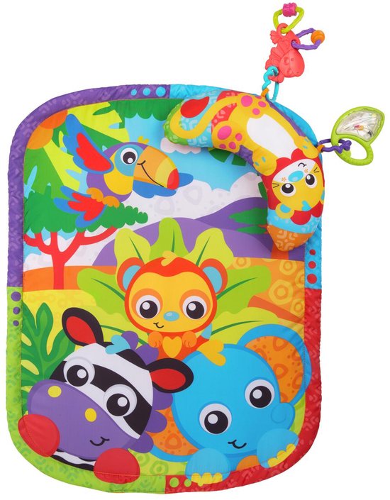 Zoo Play Time Tummy Time Mat And Pillow